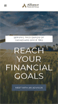 Mobile Screenshot of alliancefinancial.ca